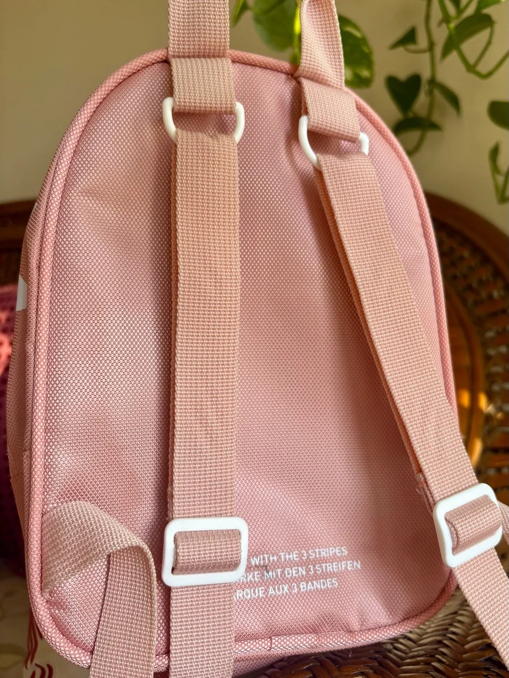 adidas Pink Trefoil Mini Daypack - Picture 3 of 6